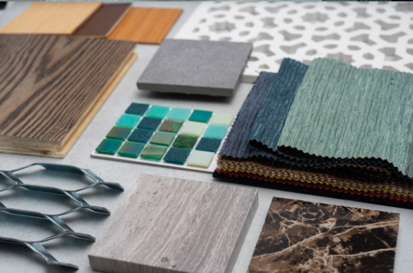 Fabric swatches. Fabric. Tiles. Decorating.